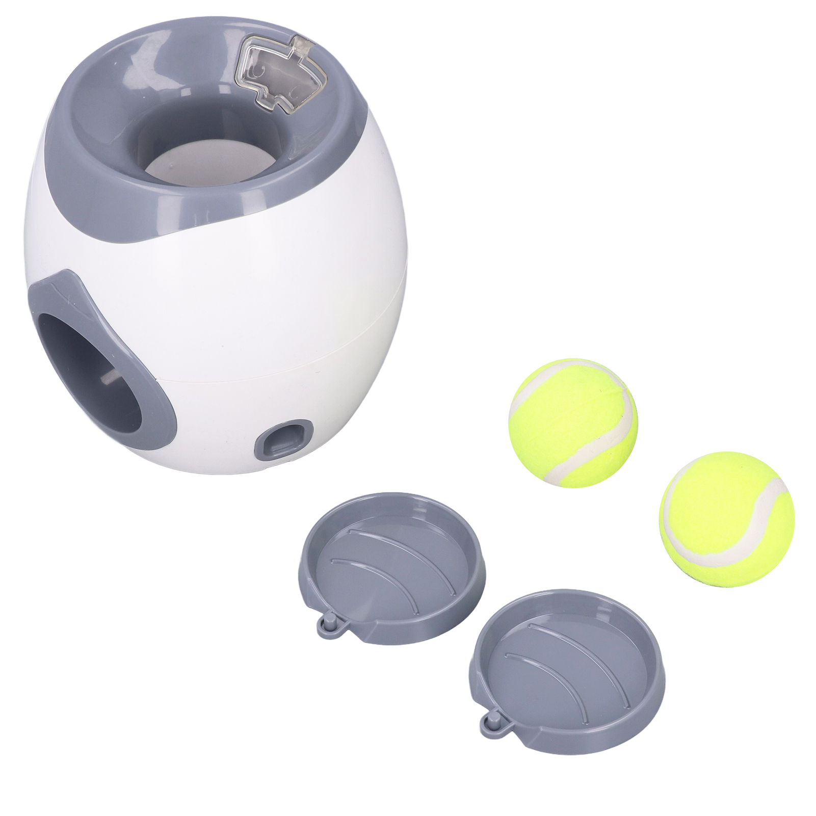 Dog Ball Feeding Toys Dog Tennis Ball Feeding Machine With 2 Tennis For Dog Training — image 1