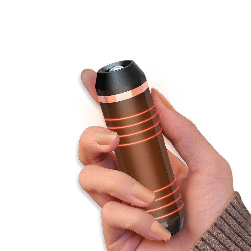 Calentadores de Mano con Batería 2 Piezas, Calor Eléctrico para Camping, Senderismo, Caza, Golf, Caldera Portátil Reutilizable con Magnético y Linterna — imagen 6