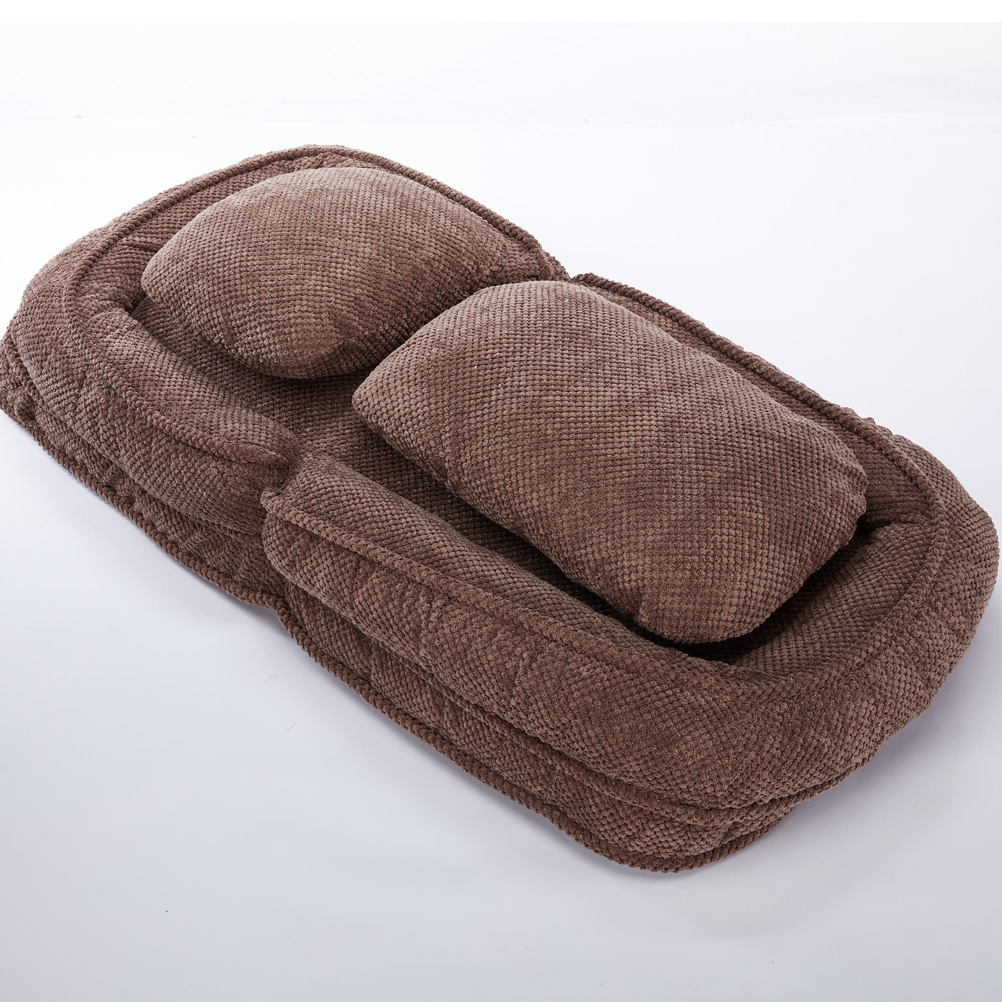 Silla de Pelo para Perros, Sofá Relajante con 5 Posiciones Ajustables, sentarse, dormir, plegable, ideal para sala de estar, dormitorio, diseño ahorrador de espacio, marrón — imagen 10