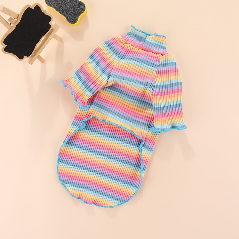 Netizen Teddy Little Dog Clothes Basecoat Summer Wear Thin Cotton Pet Clothing Spring Summer Cat — image 3