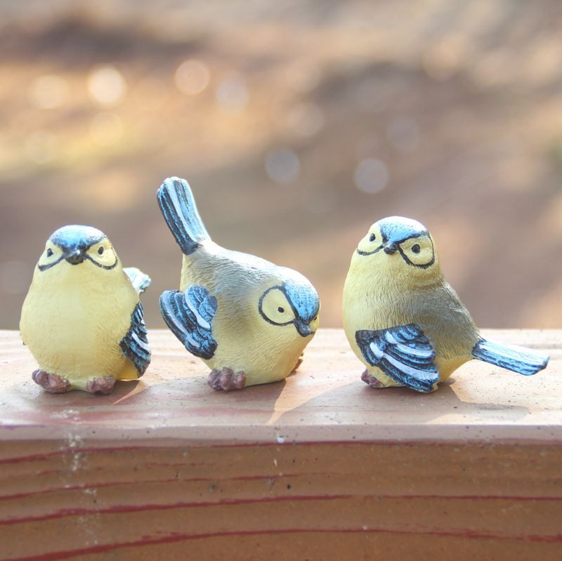 Cute Three Birds Resin Ornament — image 6