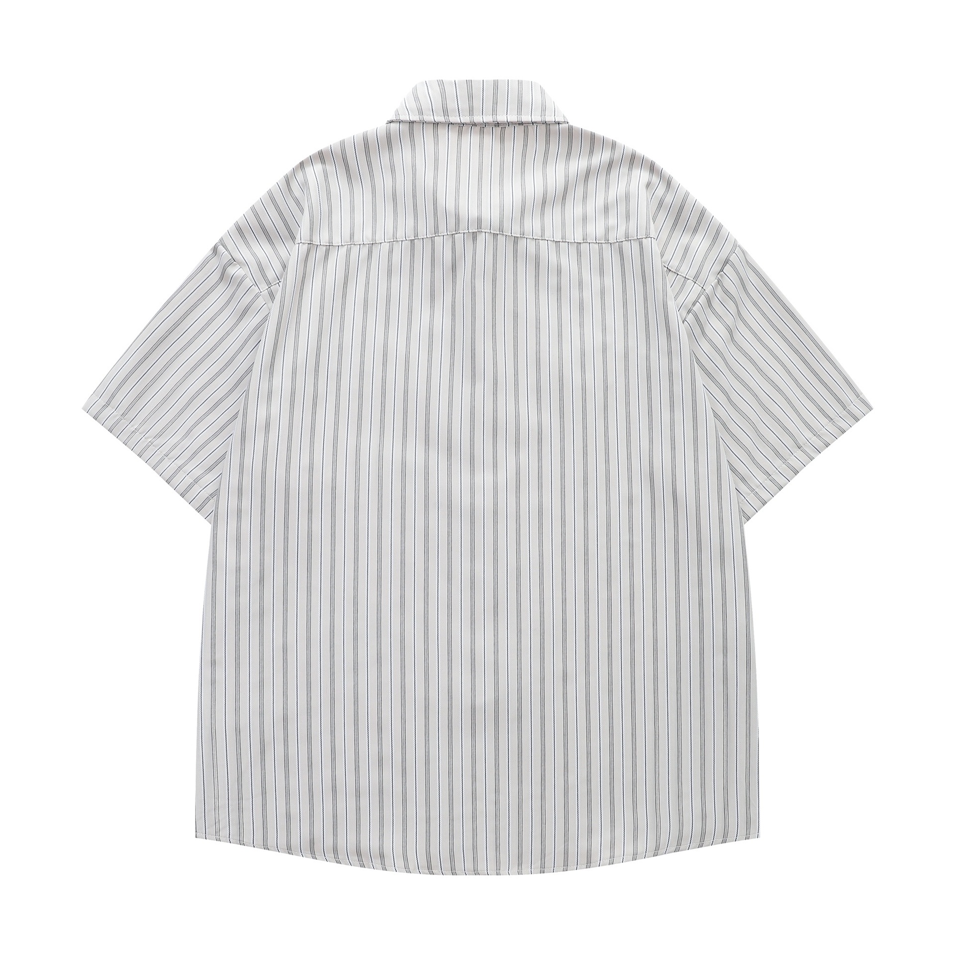 Striped dog embroidered T-shirt — image 3