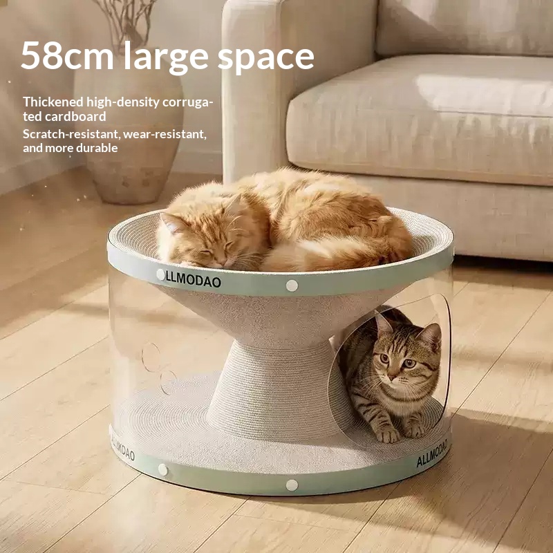All-in-one No-installation Cat Scratcher Tunnel Toy — image 6