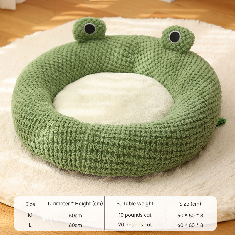 Pet Nest Small Frog Series Cat Nest Warm Dog Nest Autumn and Winter House Nest — image 8