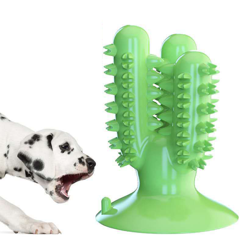 Dog Toothbrush Dog Teeth Cleaning Stick Leaking Device Bite-Resistant Pet Supplies — image 3