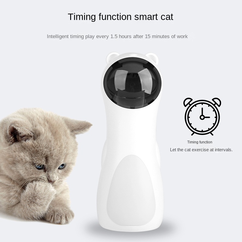 Cat Laser Toy Automatic Timing Laser Cat Toy Dual Power Supply LED Laser Wand Pet Laser Toy — image 6