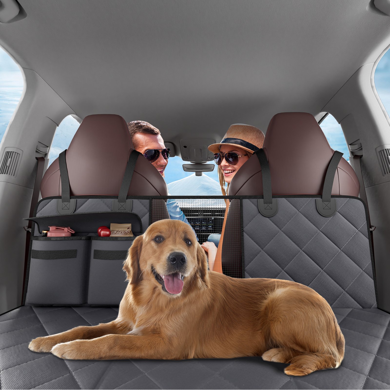 VEVOR Dog Car Seat Cover For Back Seat 54 X 24 In Waterproof 600D For Cars — imagen 7