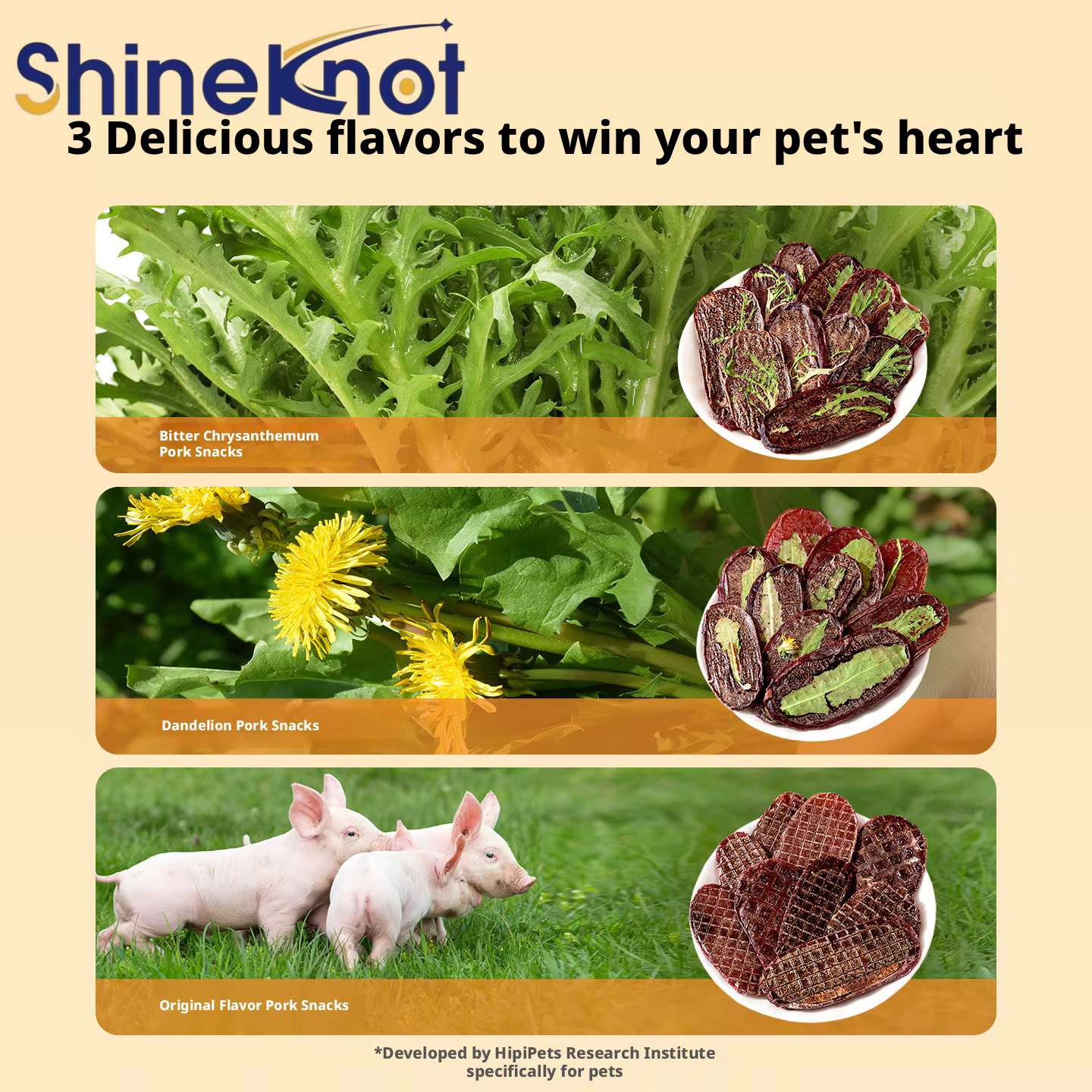SHINEKNOT Comida para Mascotas 0% Aditivos - Trozos Secos de Próstata de Cerdo Deshidratados, Recompensas para Perros y Gatos para Refrescarse, Snacks Congelados — imagen 2