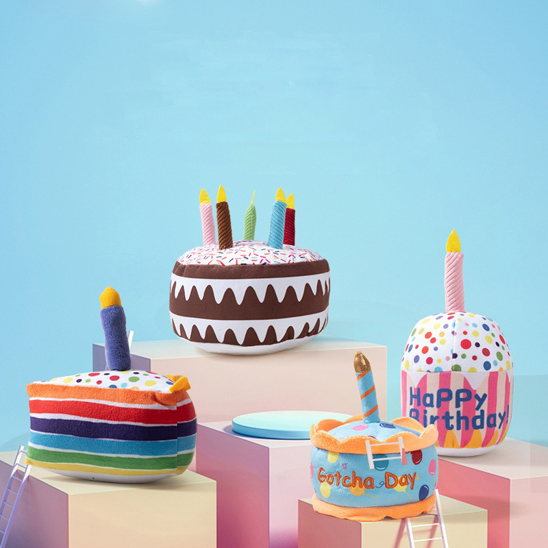Dulce Cumpleaños de Torta para Perros con Sonido y Función de Mordida — imagen 1