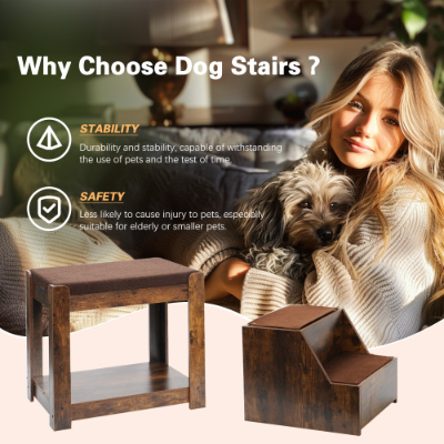 Pet Bunk Bed With Removable Step For Dogs And Cats, Multi-Level Bed Window Perch Seat Platform With Cushion And Cat Scratch Pad, Indoor Use — imagen 11