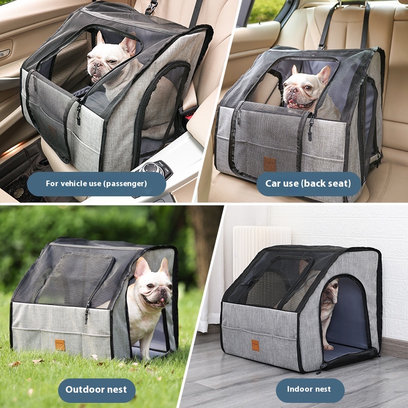 Portable Foldable Car Waterproof And Hard-wearing Pet Cage Waterproof Thickened Dog Mat Car Pet Mat — image 4