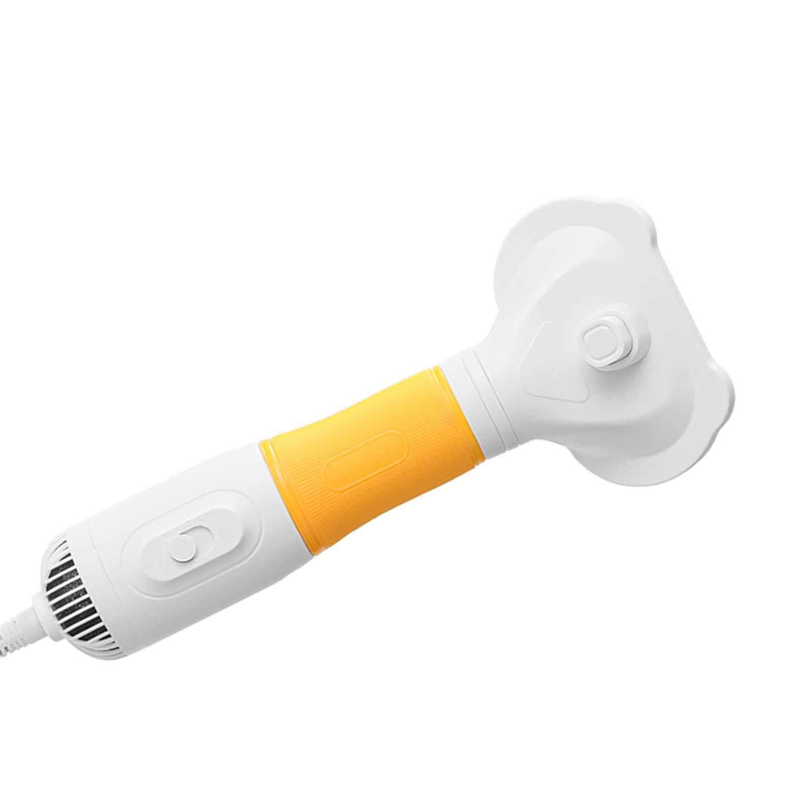 Secador de Pelos de Mascotas con Cepillo Liso Bajo Ruido 600W 3 Temperaturas Ajustables 3 en 1 para Perros y Gatos Amarillo — imagen 4