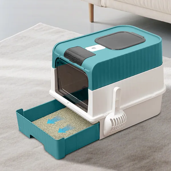 BlueMagic Cube - Caja de Arena para Gatos Inteligente: Libre de Manos, Vida Pura y Limpieza Automática, Diseño Silencioso, Preferido para Familias con Múltiples Gatos — imagen 6