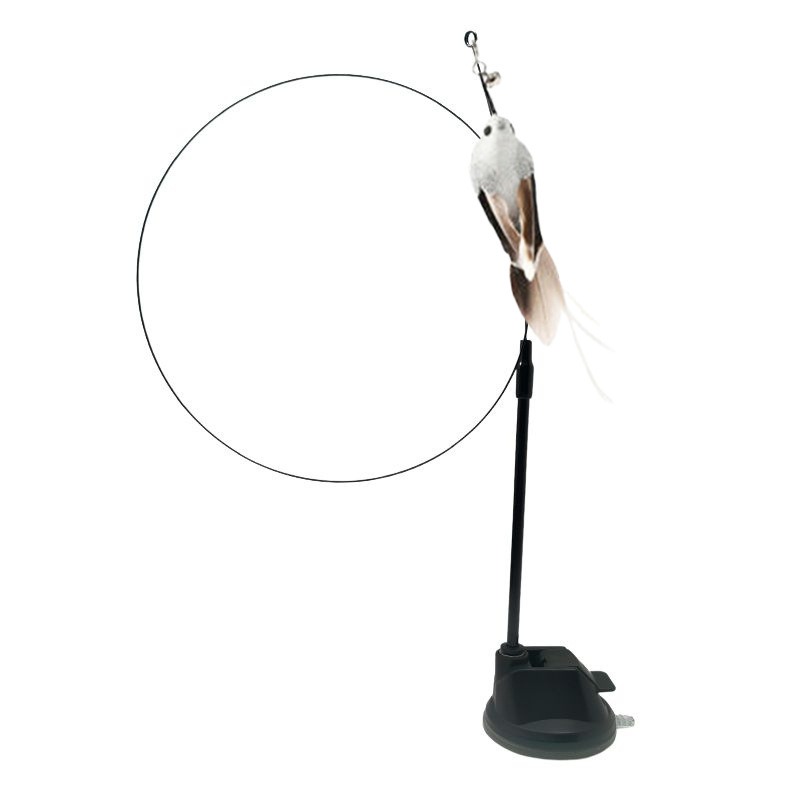 Juego Interactivo de Pájaro Simulado con Super Pegamento y Plumas para Entretenimiento de Gatos Pequeños — imagen 2