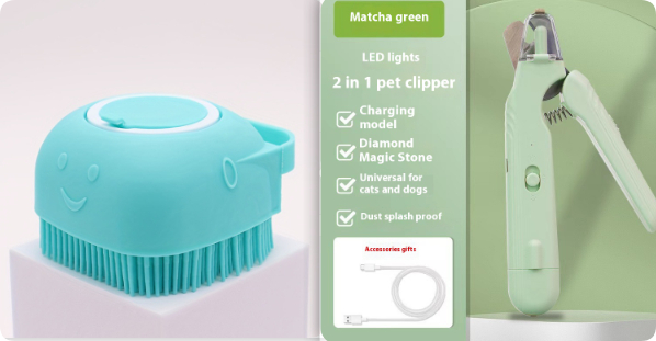 Cortaúñas para Mascotas 2 en 1 con Luz LED, Tijeras Especiales Detectoras de Vena Sanguínea para Perros y Gatos, Cortador de Uñas Multifunción para Patas de Animales, Artículos para Mascotas — imagen 3