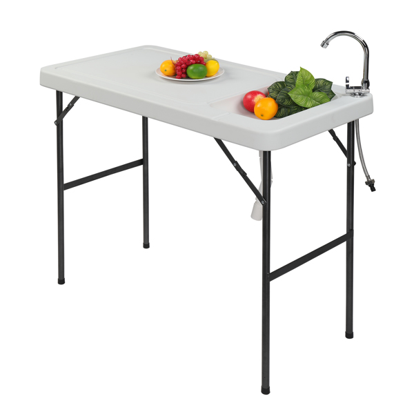 Mesa de Pescar al Aire Libre Rectangular — imagen 1