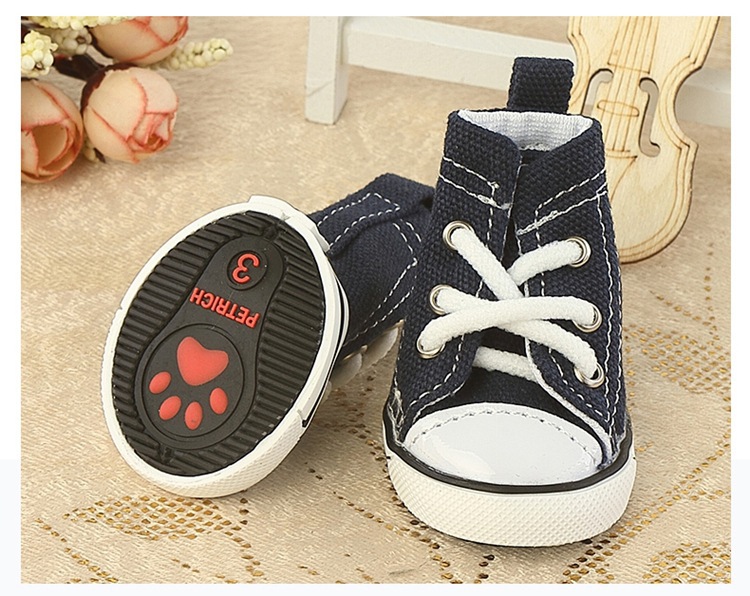 Zapatos para Mascotas de Denim y Canasta Transpirables y Cómodos — imagen 8