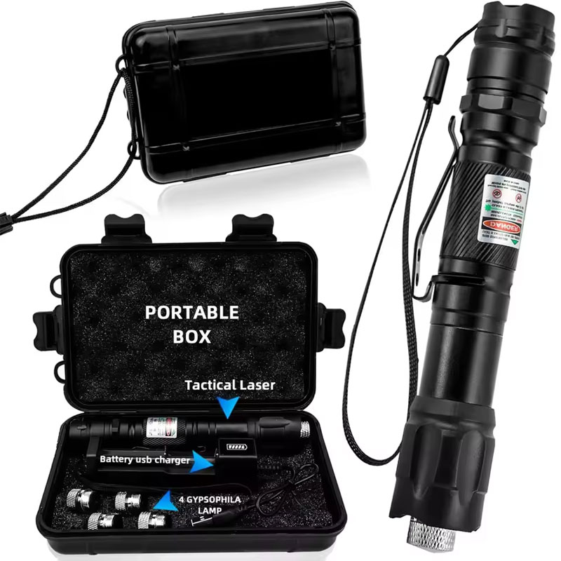 Mini 2-in-1 Portable Green Laser Pointer & LED Training Torch – Interactive Bright Light Pen Toy for Cats and Pets — image 5