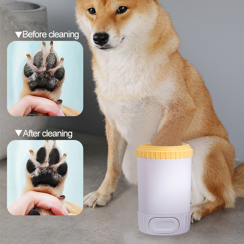 Cupido para pies de mascotas - Baño suave para gatos y perros con limpiador de uñas — imagen 1