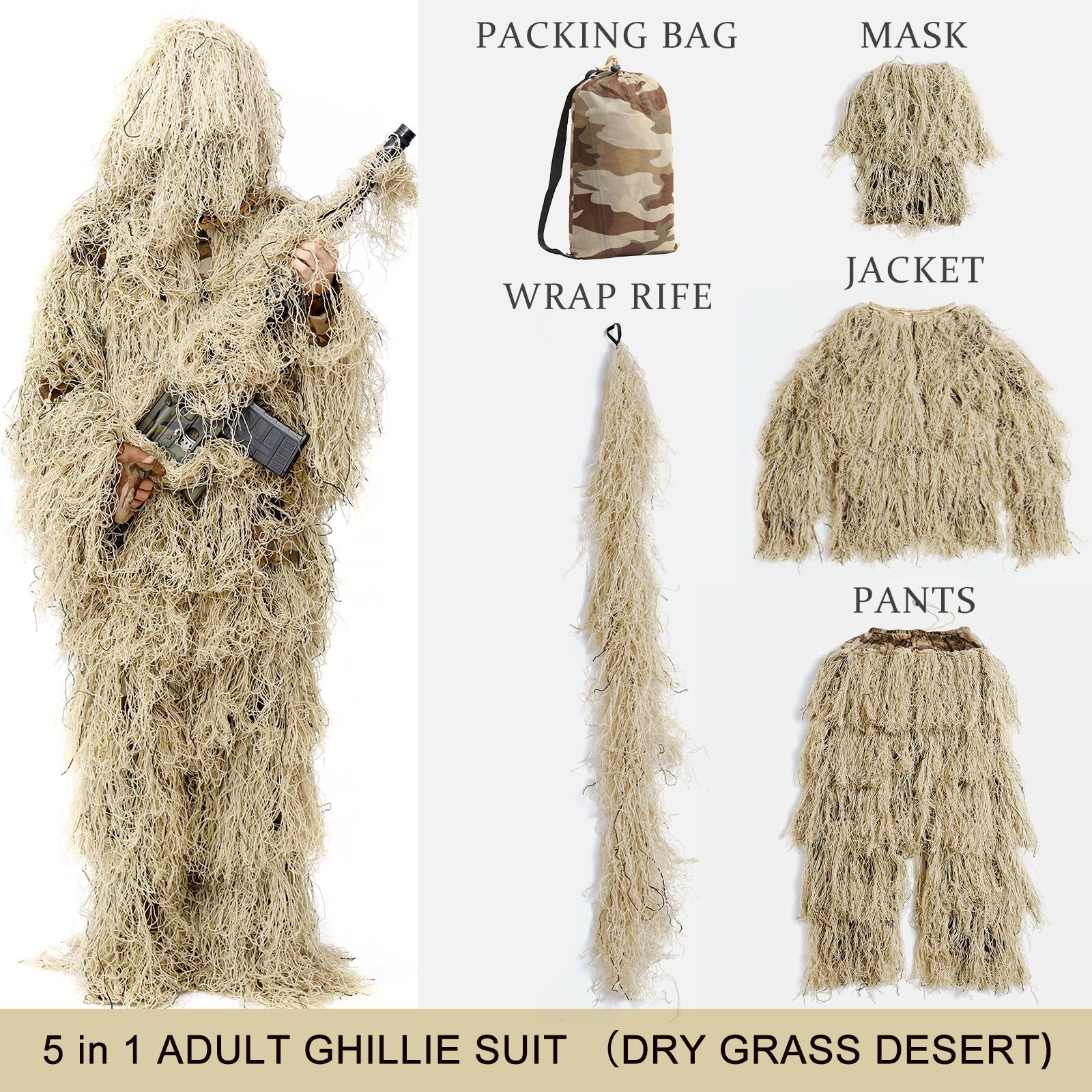 Traje de Camuflaje Táctico para Caza al Aire Libre — imagen 2