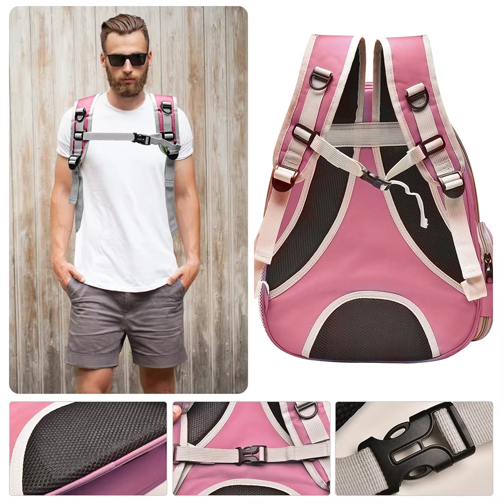 Porta Mascotas Bolsas de Viaje para Gatos y Perros Pequeños Bolsillo Transitable con Ventilación para Transportar Mascotas en Autobús, Avión o Coche — imagen 2