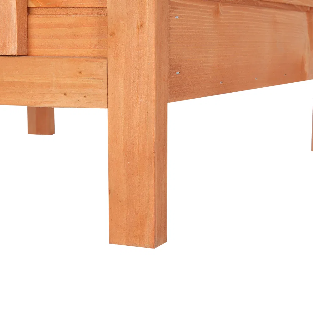 20-inch removable roof, waterproof, green asphalt roof, cedar wood, wooden chicken and rabbit cage — image 2