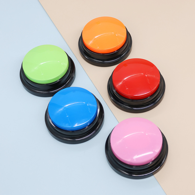 Dog Talking Button Pet Communication Key Sound Maker Cat Bell Toy Supplies Voice Recording Training Device — image 2