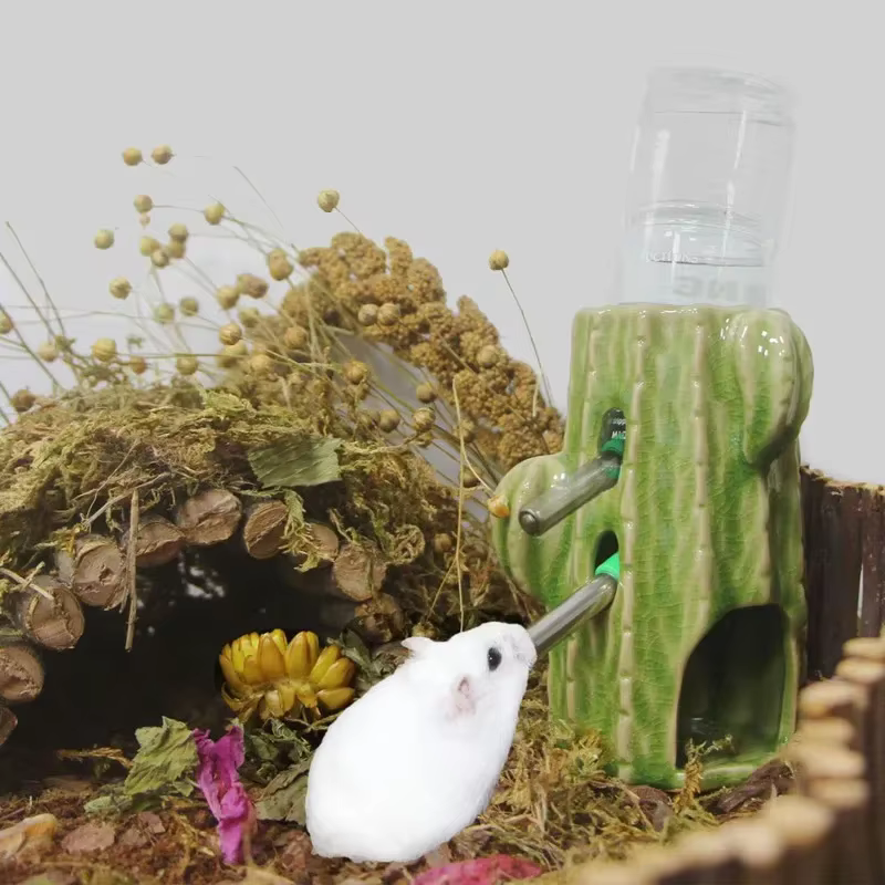 Hamster house for rats small pet items ceramic cactus cage for hedgehog hamster cage for a rabbit pet products chinchilla — image 2