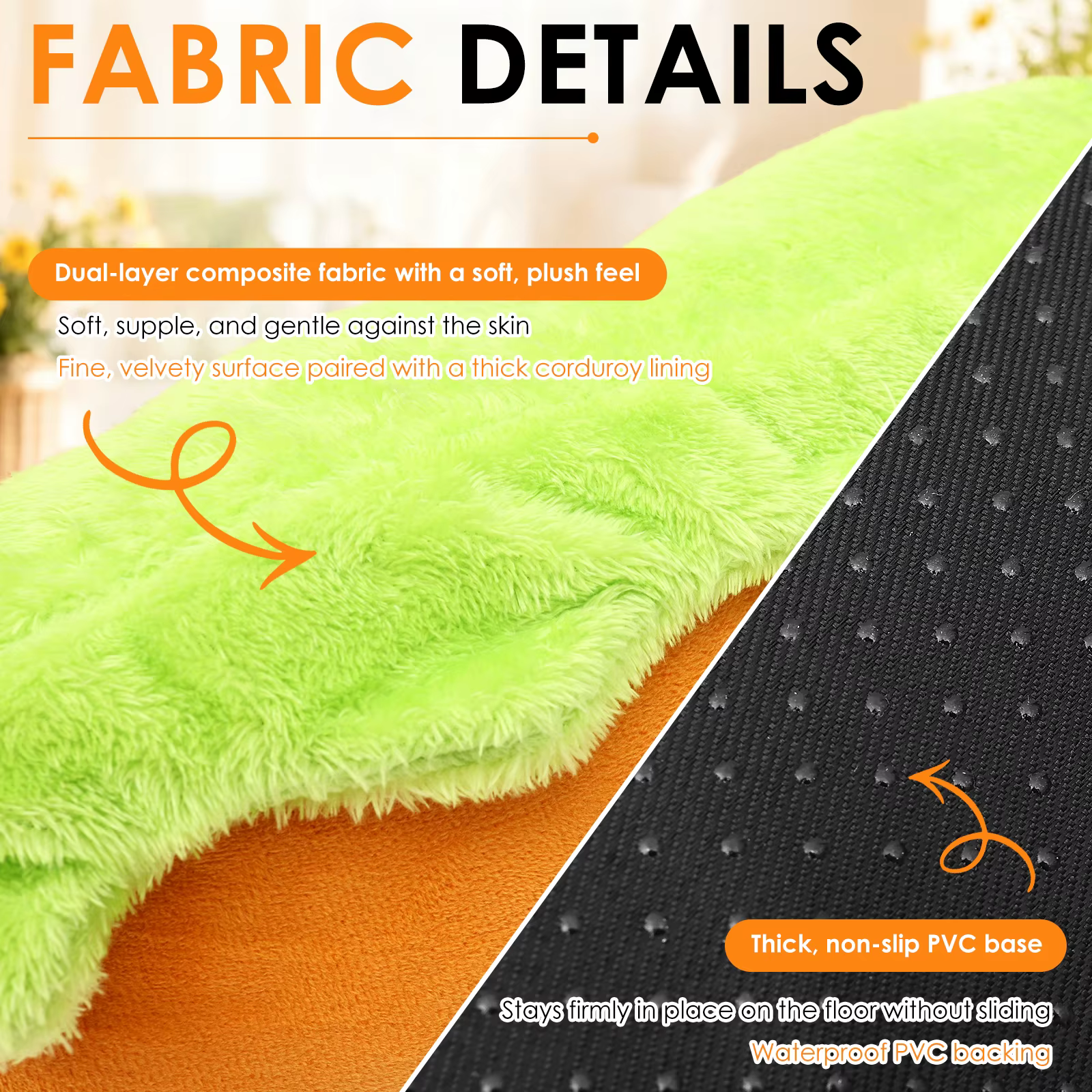 Cama para perro con diseño de pan de hot dog, suave, cómoda, con funda exterior desmontable y lavable, antideslizante, sofá para perros, suministros para mascotas — imagen 5