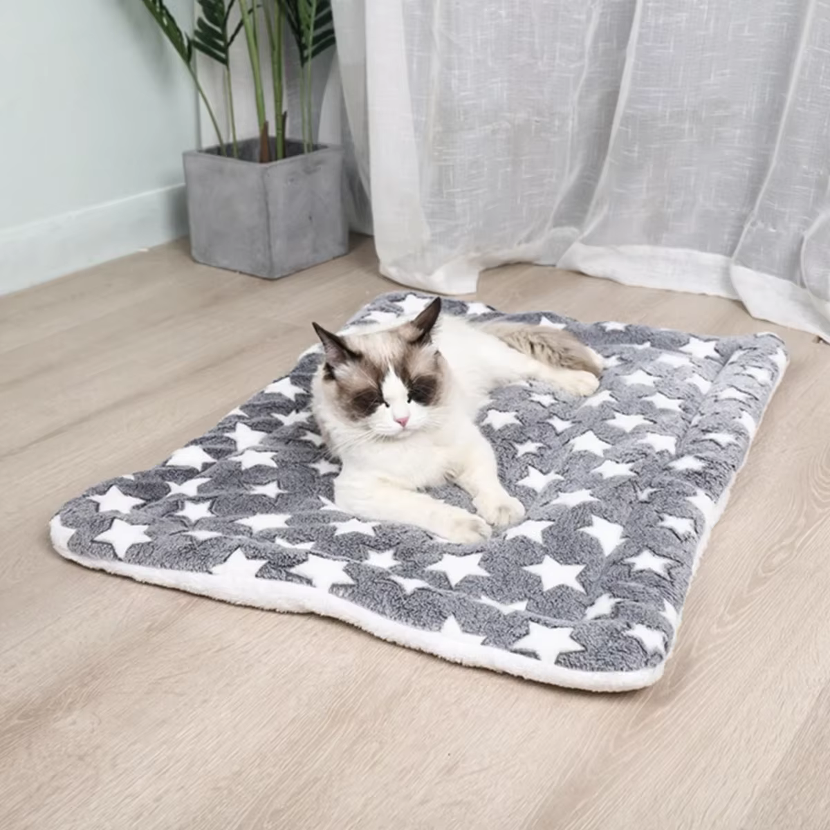 Flannel Pet Mat Dog Bed Cat Bed Thicken Sleeping Mat Dog Blanket Mat For Puppy Kitten Pet Dog Bed for Small Large Dogs Pet Rug — image 2