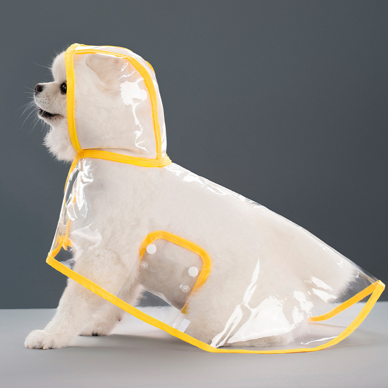 Ropa de Perro Impermeable de Plástico Transparente — imagen 1