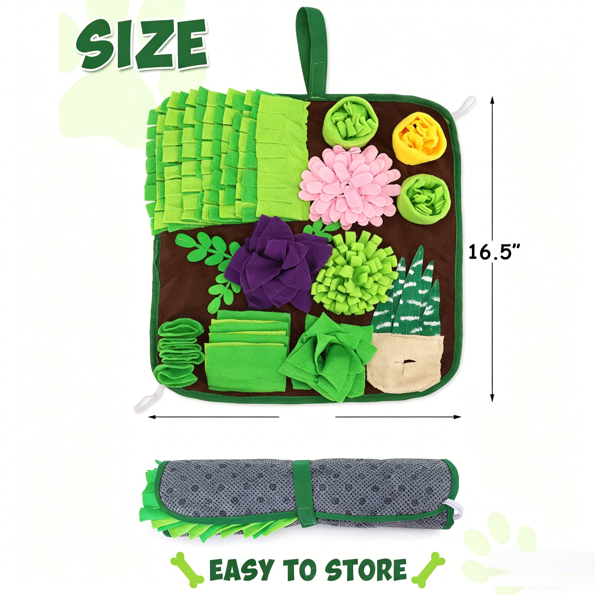 Pet sniffing pad feeding pad slow food consumption energy interactive training sniffing pad — image 2