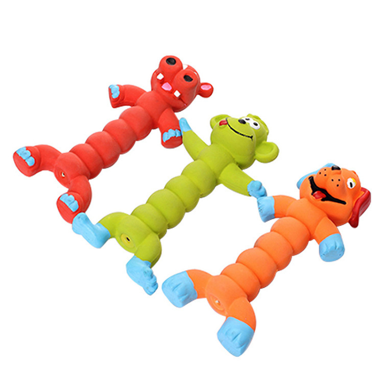 Dog Toys Dog Voice Latex Toys Cartoon Shaped Molar Stick Pet Supplies — image 5