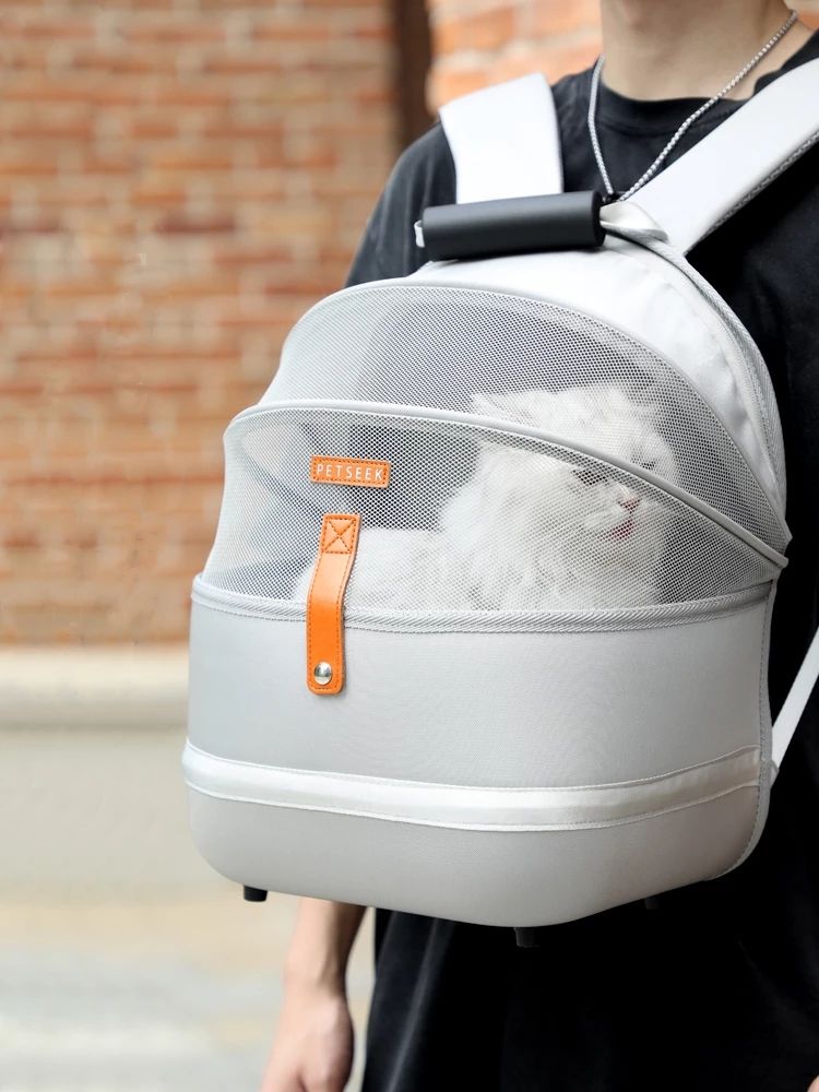 Pet Baby Bag Small Cat Bag Dog Shoulder Travel Bag Light Space Capsule Travel Bag — image 2