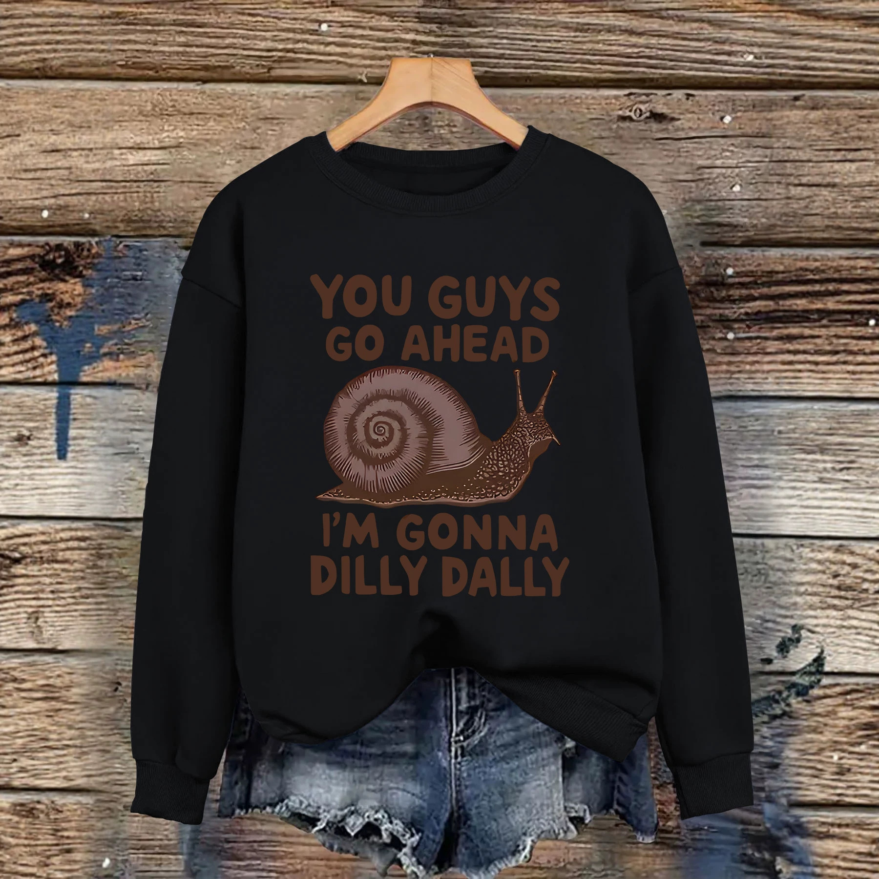 Snail print hoodie for women — image 6