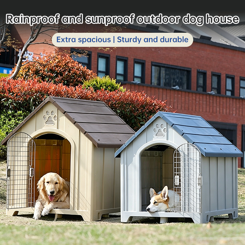 Heavy Duty Outdoor Dog House - 4 Season Insulated Shelter Waterproof & Anti-UV Kennel for All Size Dogs — image 12