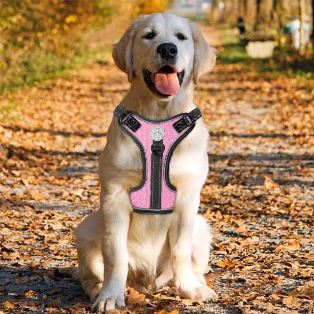 New Fashion Explosion-Proof Shock Absorption Comfortable Night Vision Reflective Pet Chest Strap Undershirt Traction Chest Strap Leash — image 5