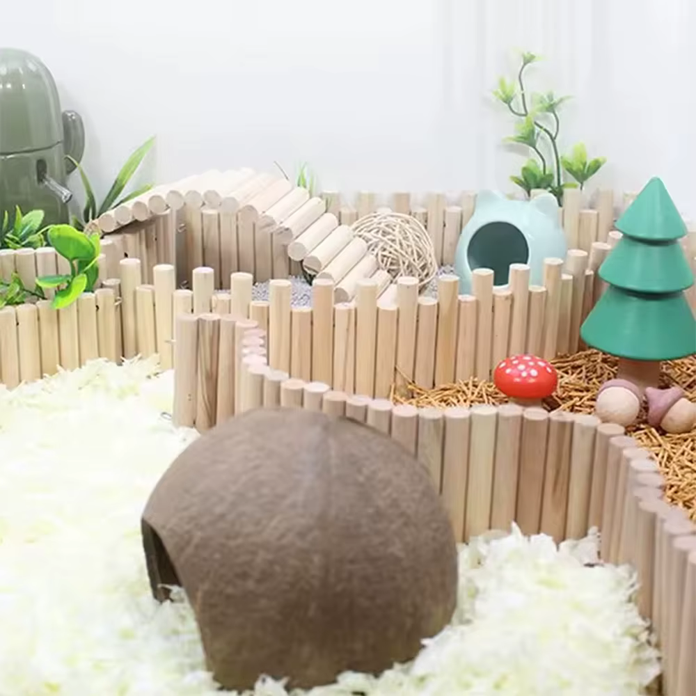 Accesorios para Hábitat de Ratones: Puente y Muro Bendable para Pequeños Animales — imagen 2