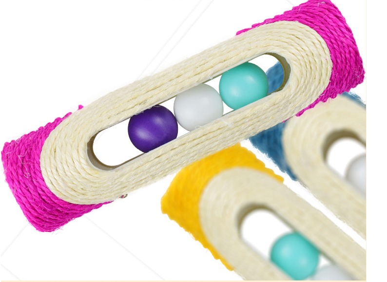 Juguetes de tambor de sisal largos para gatos (3 unidades) — imagen 1