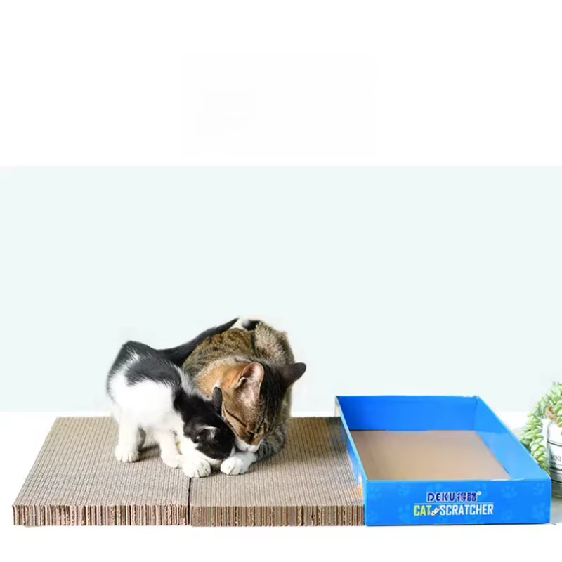 Cat Scratcher Cats Lounge Scratchers Durable Scratch Toys Corrugated Cardboard Scratching Mat Paper Boards — image 3
