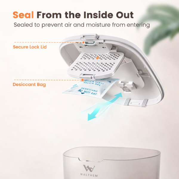 Alimentador Automático de Mascotas 3L para Gatos, Perros y Pequeños Animales, Dispensador de Alimento Seco para Gatos con Control de Tiempo y Cuantitativo — imagen 3