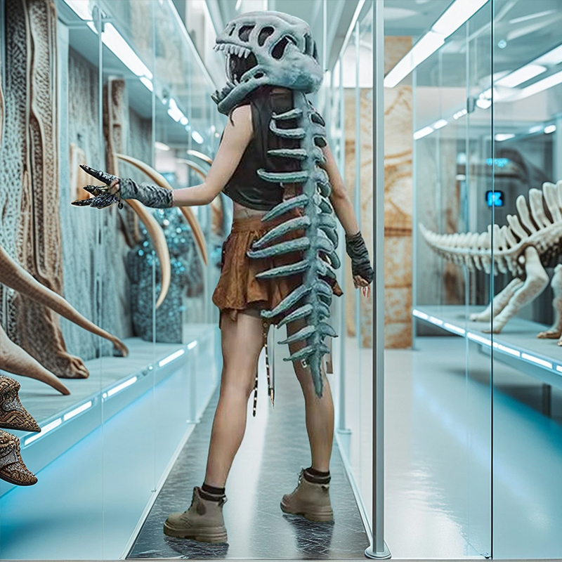 3D Dinosaur Skeleton Toy: Funny & Soft Costume Set for Kids - Unique & Comfortable — image 5