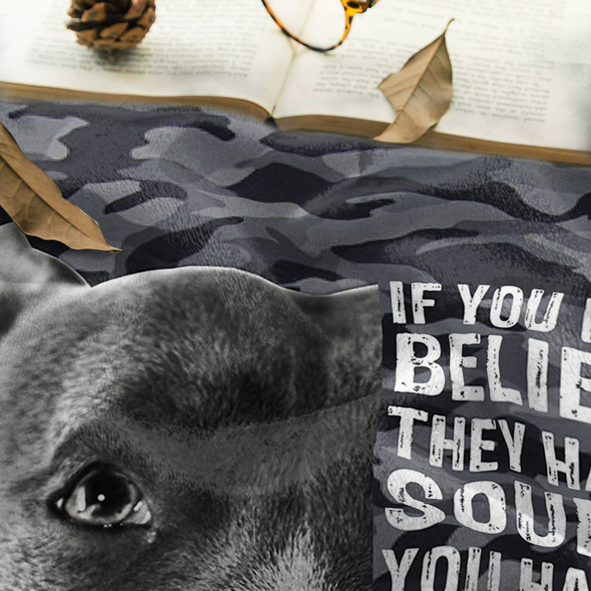 Manta de Felpa Gris con Diseño de Camuflaje para Decoración de Hogar, Sofá y Cama, Muy Suave y Ligera, Regalo Perfecto 60"x80" — imagen 8