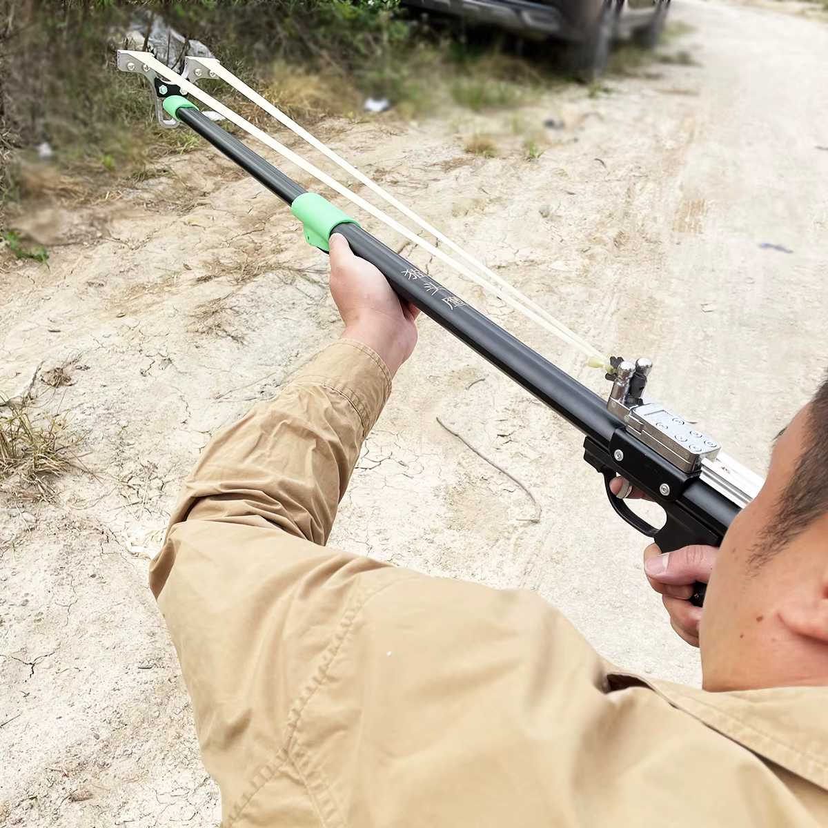Potente Catapulta de Metal para Caza al Aire Libre, Precisión en Campo Tropical, Disparador Automático con Acción Suave — imagen 2