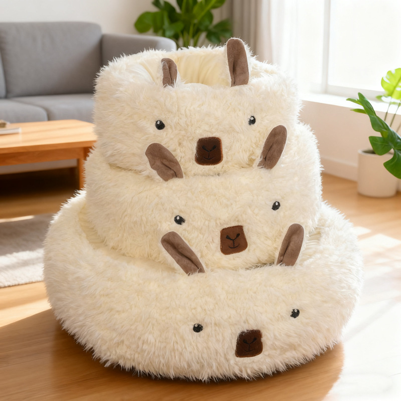 Cama de Perro para Invierno - Cuna Semi-Cerrada para Mascotas — imagen 5