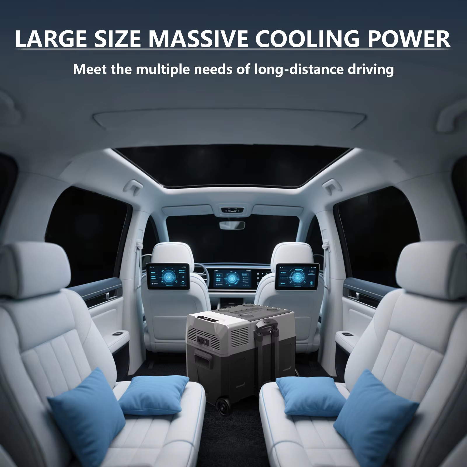 Alpicool ECX50 Portable Car Fridge Freezer 50 Quart (47 Liter) Fast Cooling 12V Car Fridge -4℉~68℉, Car Cooler, 12/24V DC — image 5