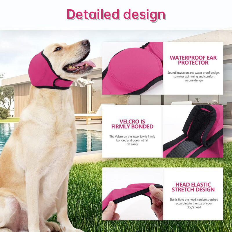 Protectoras de Orejas para Perros Impermeables: Para Natación/Peinado, Cancelación de Ruido, Calmante (Alivio de Ansiedad y Prevención de Choque) — imagen 14