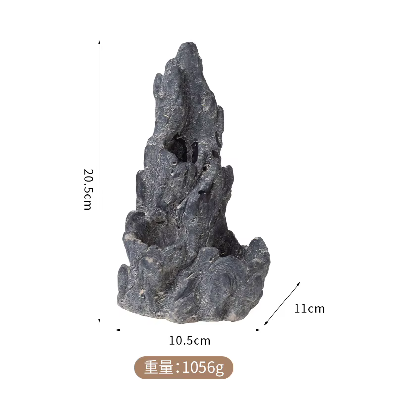 Reptile Terrarium Decor Climbing Rock Fake Mountain Hideout for Bearded Dragon Gecko Snake Spid Pet Tank Landscaping Stone Look — image 5