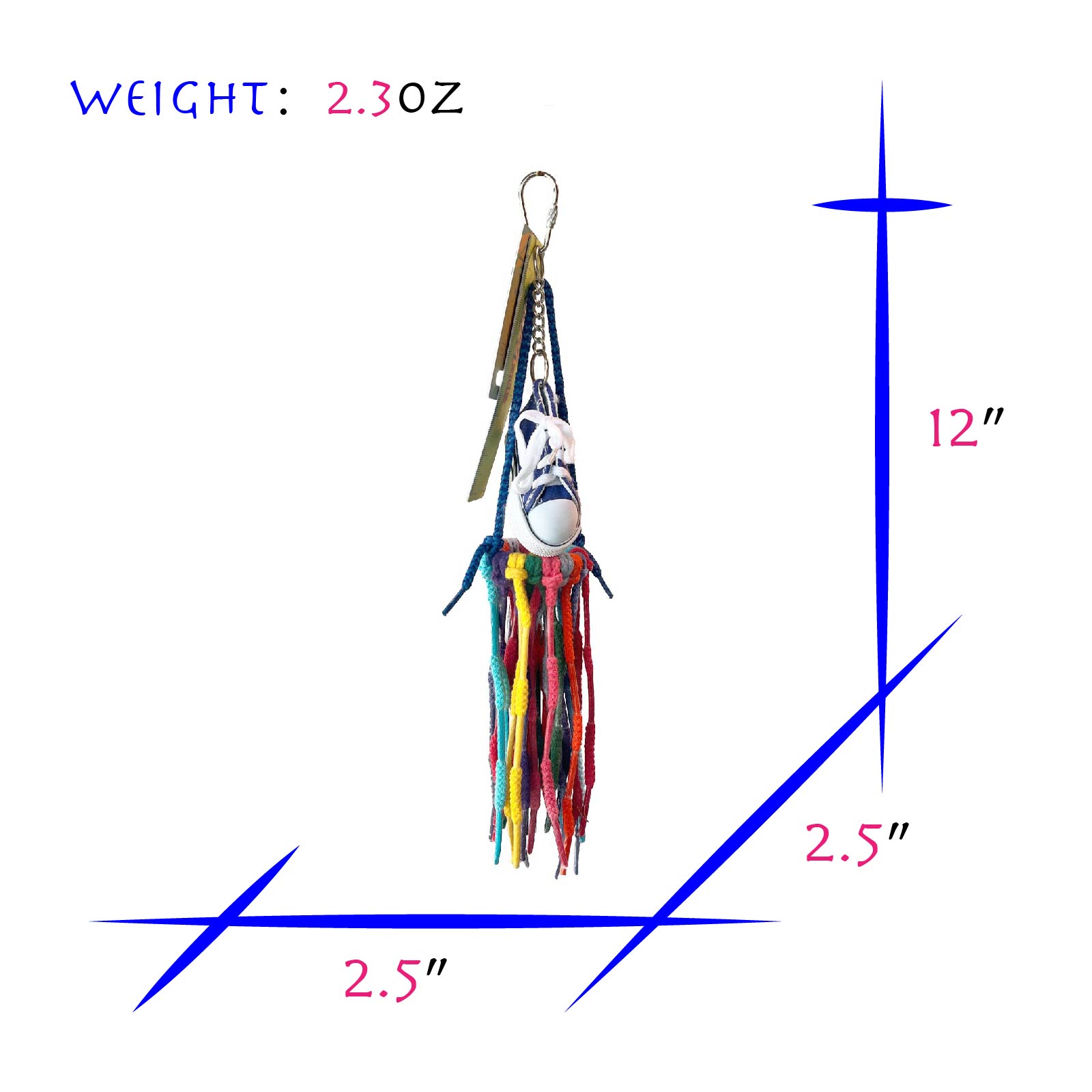 Parakeet Toys Paradise Series More Aglet Foraging Boredom Buster Handmade Bird Toy Parrot Toy Set — image 2