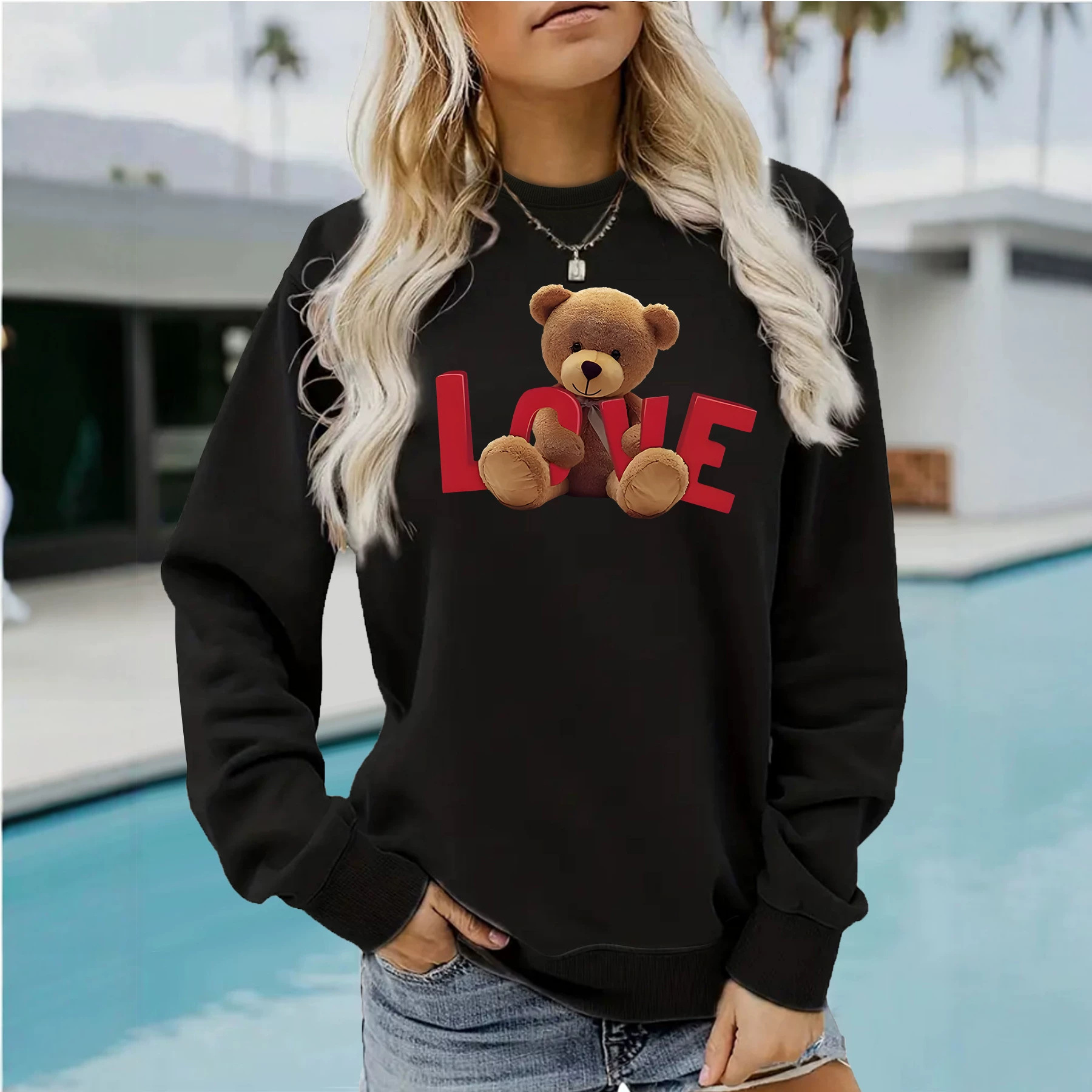 Little Bear Doll Valentine's Day Hoodie — image 6